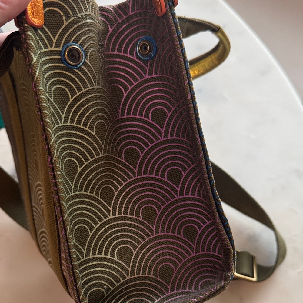Kurt Geiger Southbank Ombre Rainbow Tote Bag - Picture 10 of 15